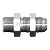 World Wide Fittings Male JIC To Male Pipe Bulkhead Straight With Locknut 2706X06X06LN